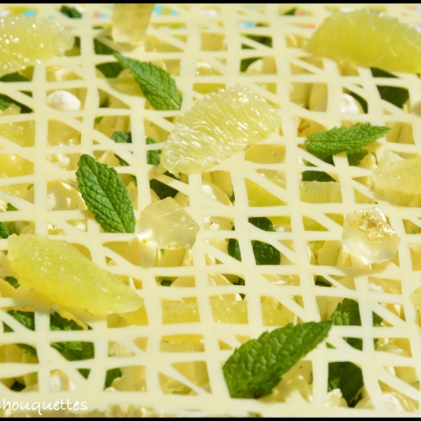 Carrément mojito ! – Foodista Challenge #30 – Entremet mojito (citron vert, rhum et menthe)
