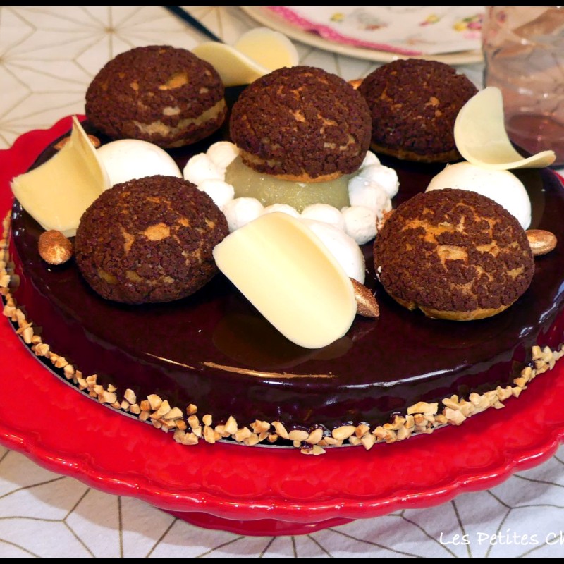 Tarte Orée des Bois – première version (tarte poires chocolat)